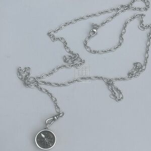 James Avery elegant fob lariat changeable charm holder necklace